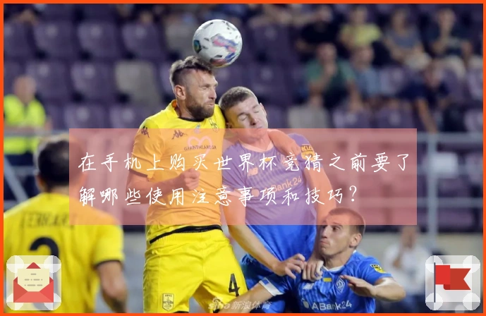 在手机上购买世界杯竞猜之前要了解哪些使用注意事项和技巧？